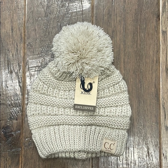 CC Kids Beanie - Beige - Picture 1 of 1